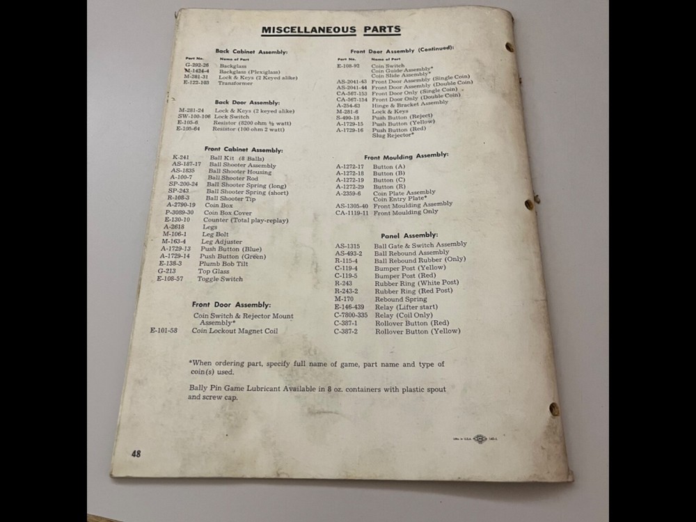 BALLY Zodiac Bingo Manual