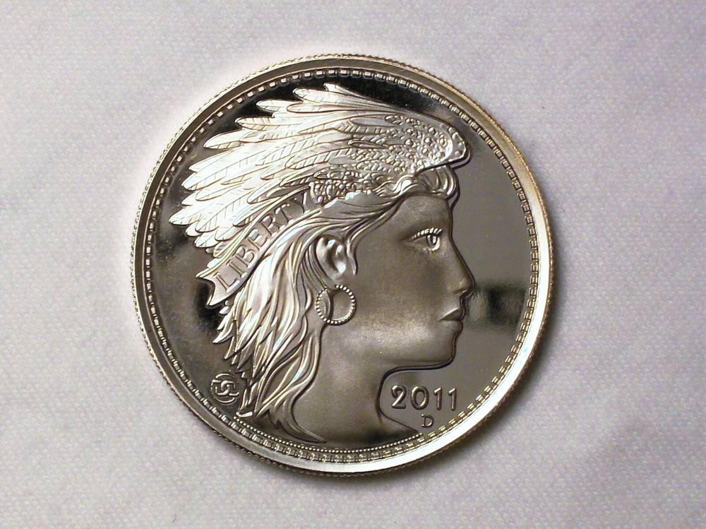 Daniel Carr - 2011 UNA 20 AMEROS - Feathered Liberty Head - Silver Proof-like