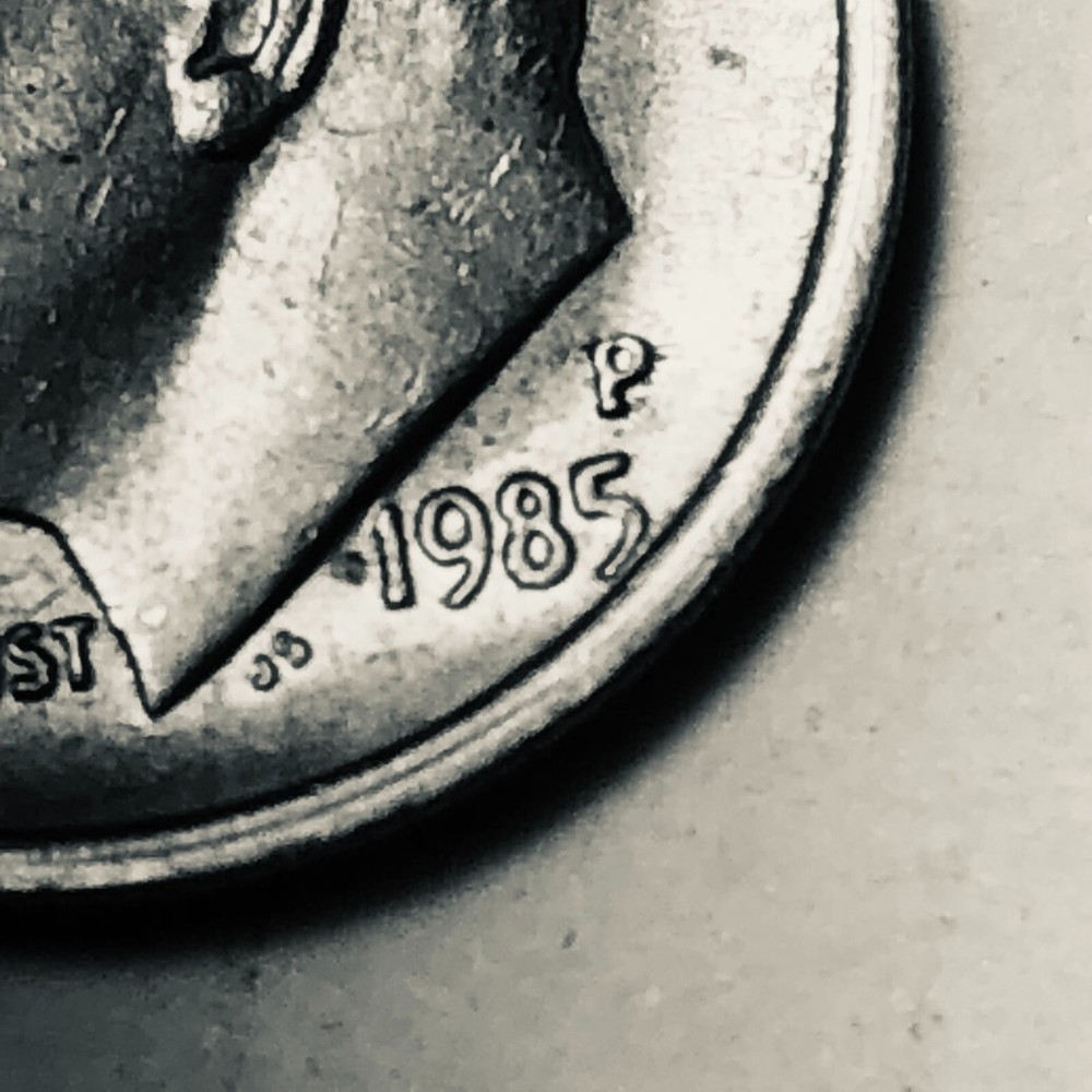 1985 p Roosevelt dime