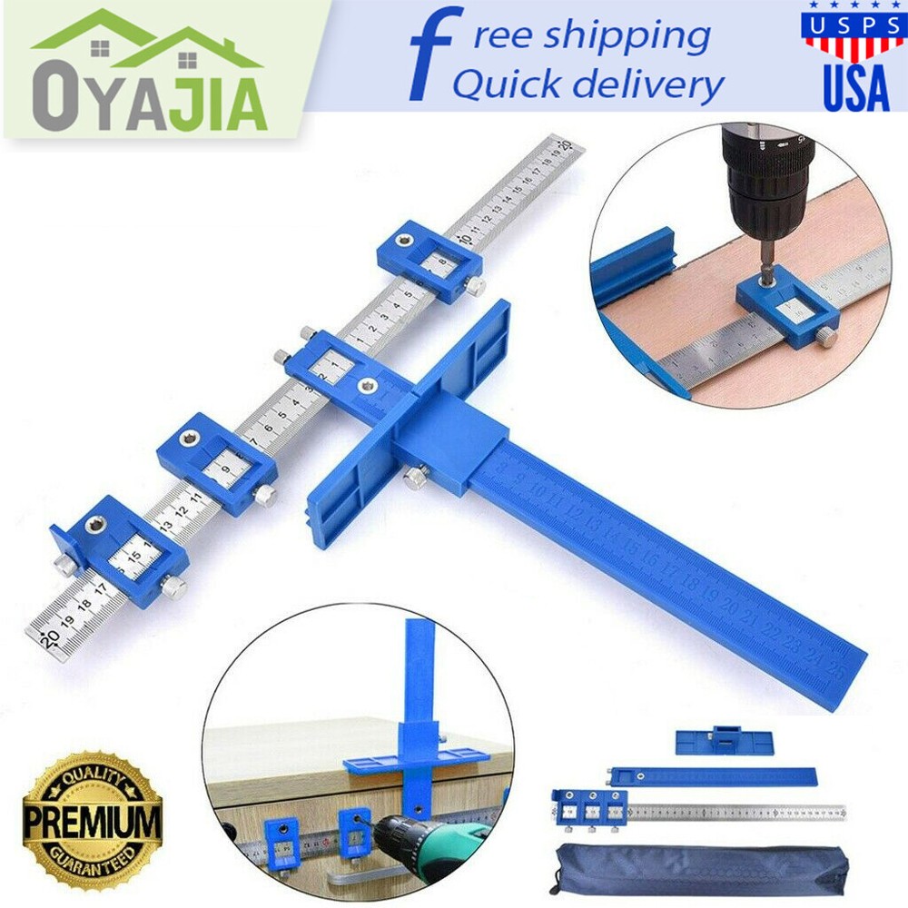 Template Jig Cabinet Hardware Jig Quickly Punch Locator Handle Tools Drill Guide