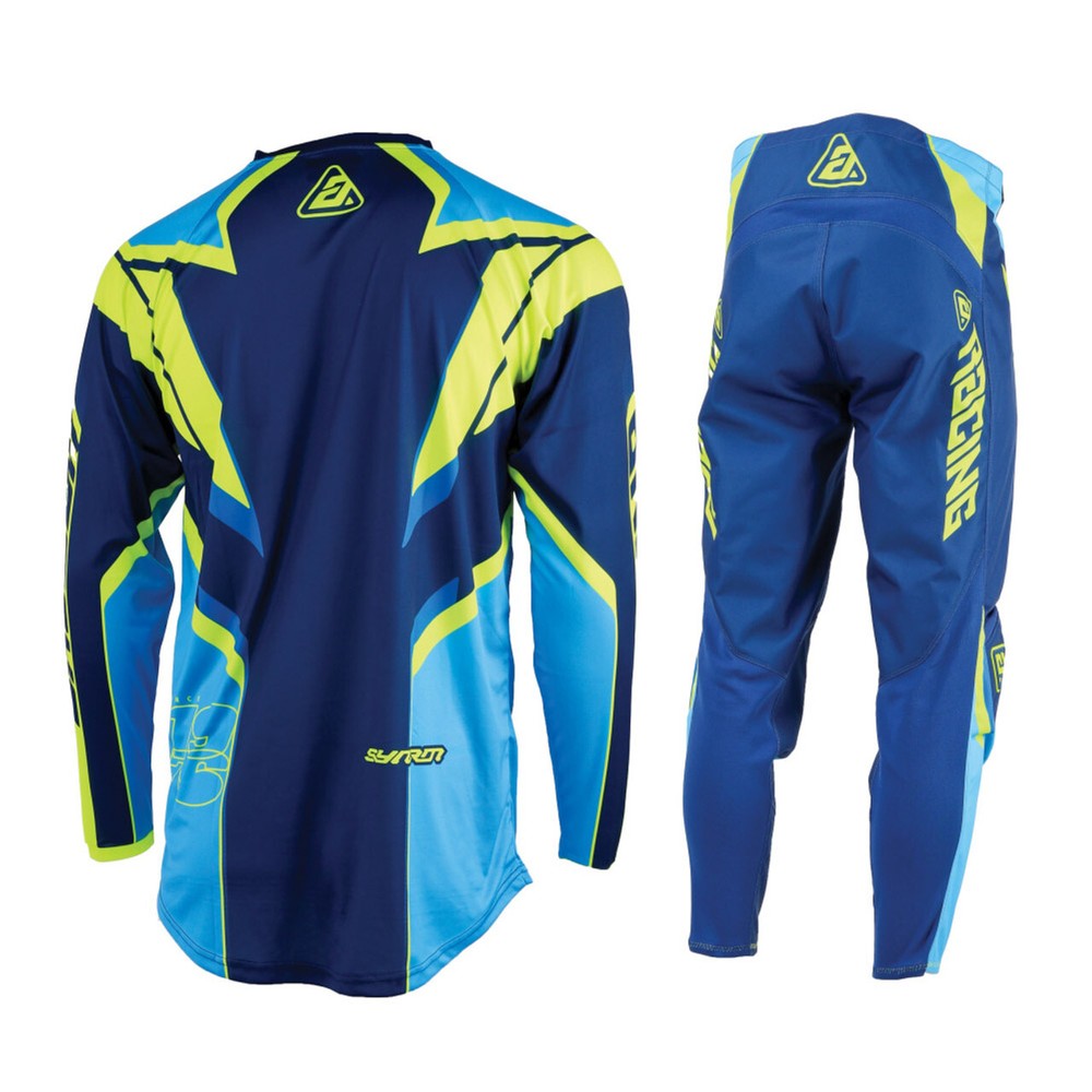 Answer 2025 Syncron Envenom Jersey Pant Combo Blue/Hyper Acid