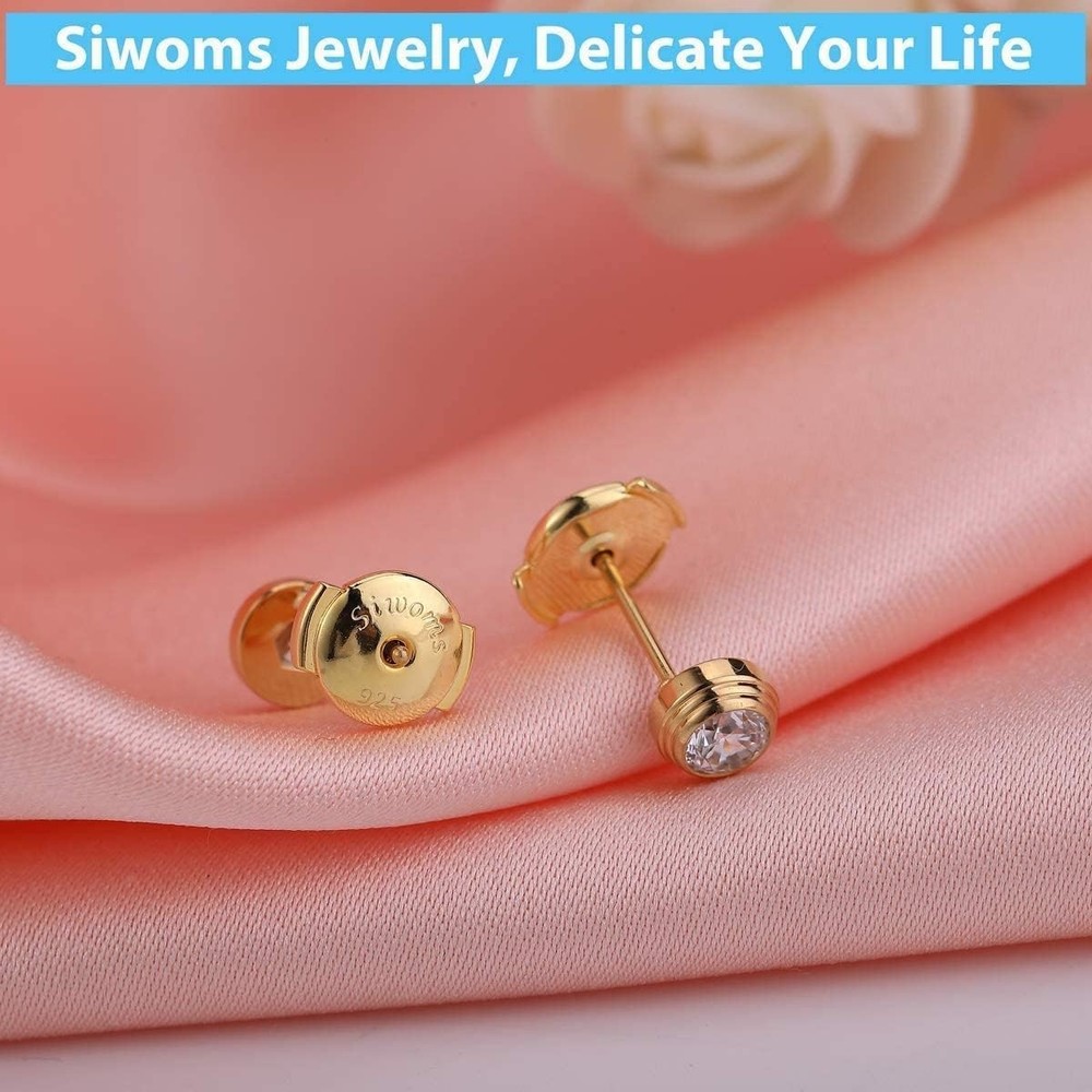 Worry-Free Earring Backs, , Secure Locking