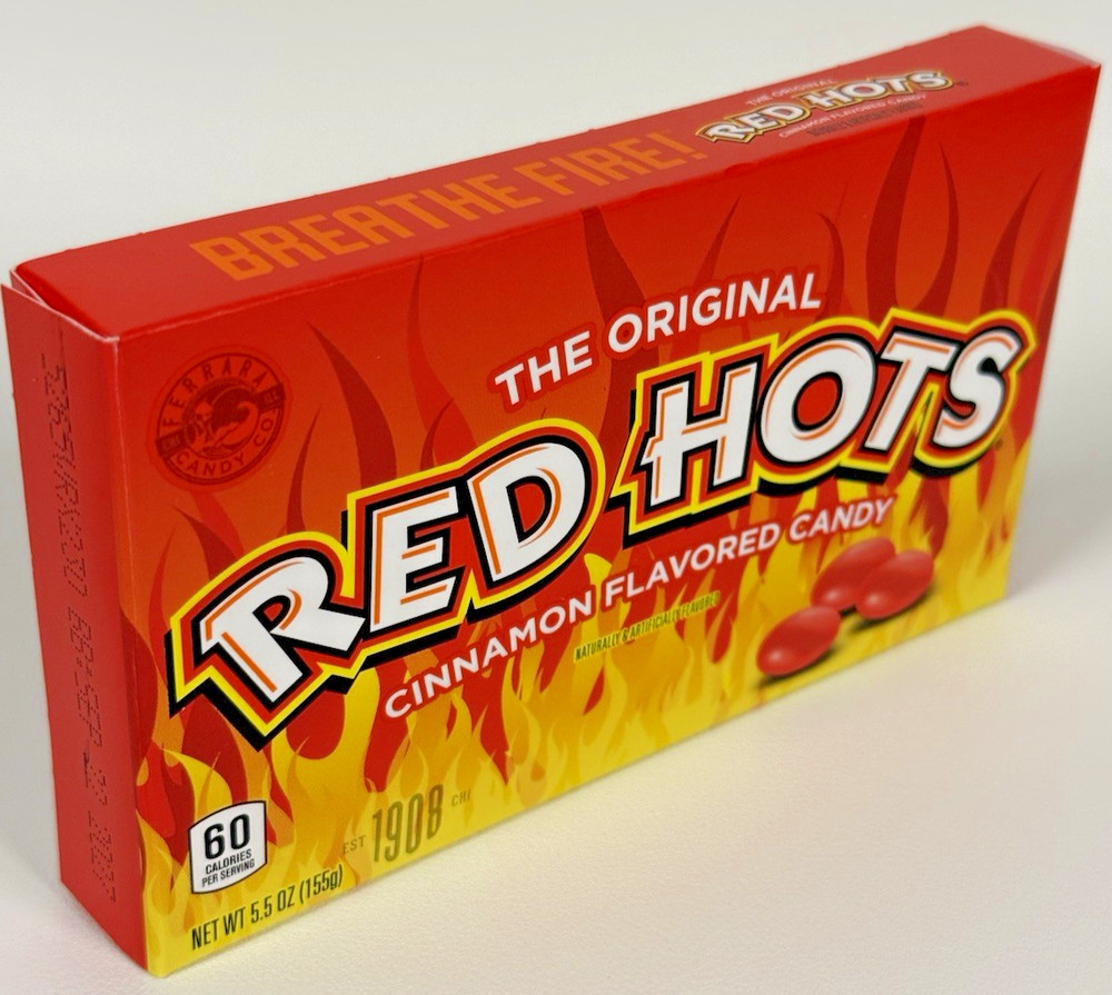 Red Hots Original Cinnamon Candy 5.5 oz Theater Box