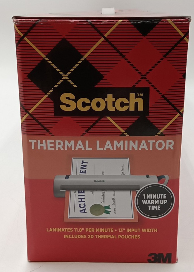 Scotch Thermal Laminator, Extra Wide 13 Inch Input (TL1302Z)