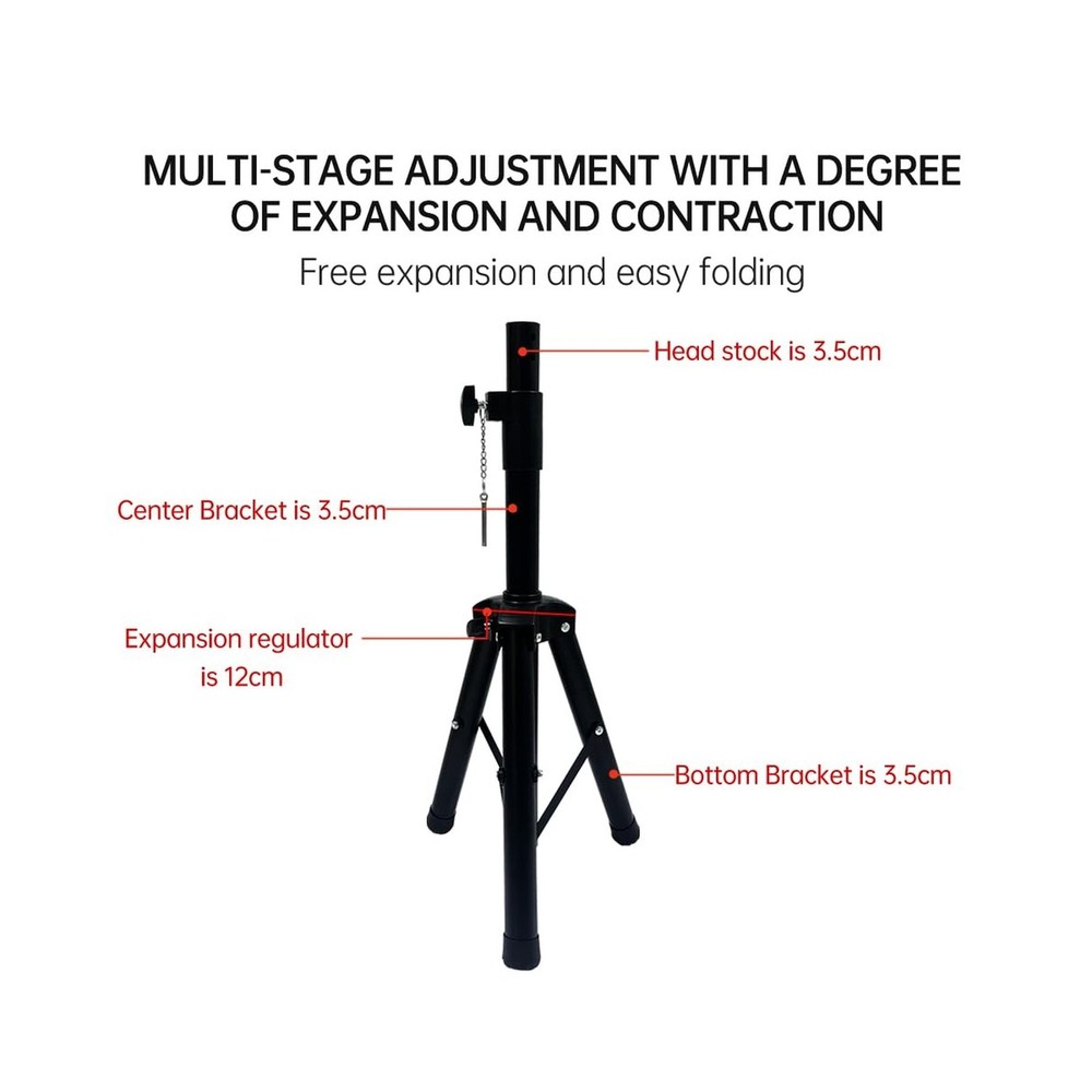 3D Holographic Fan Tripod Stand with Multi-Function Base, the Foldable Stand ...