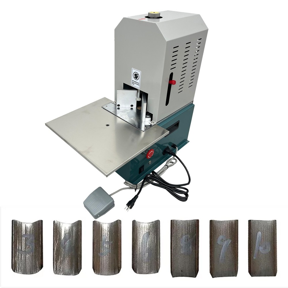 110V Electrical Corner Rounder  Foot Control Round CornerCut Machine with 7 Dies