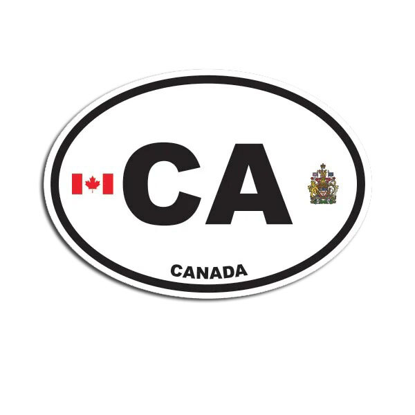 Canada Oval Sticker Decal