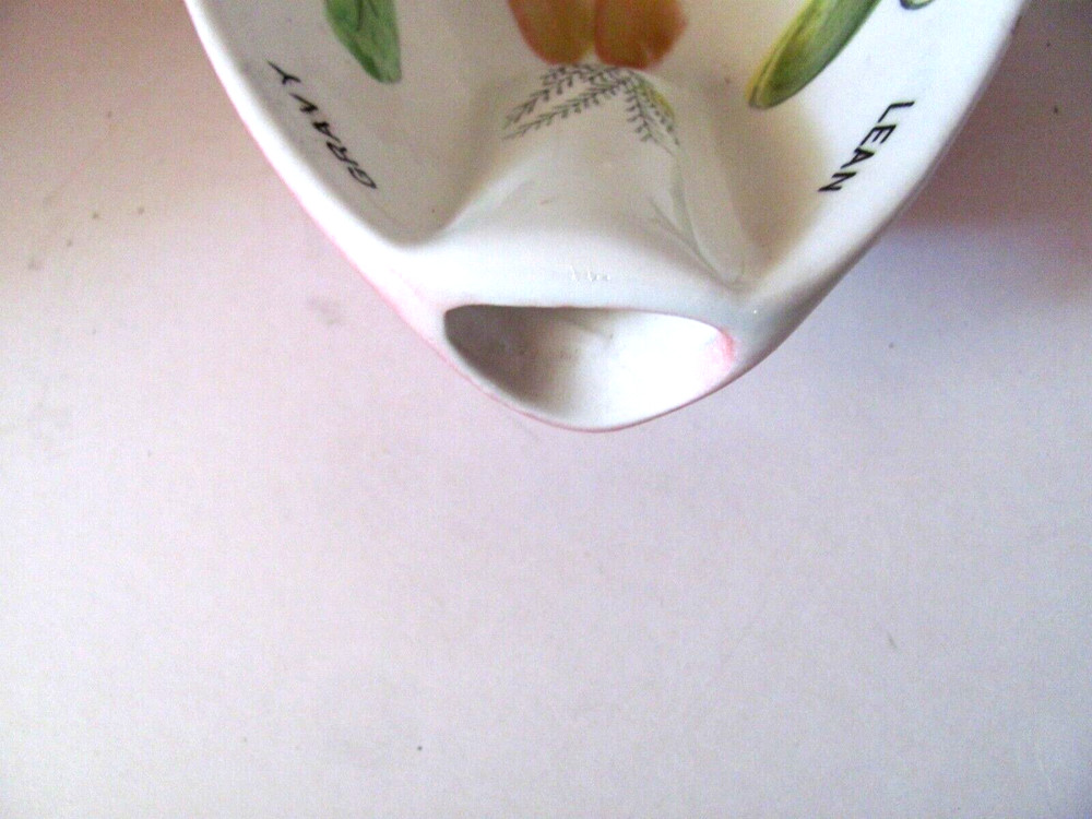 Vintage No Drip Gravy Separator Ceramic Vegatables