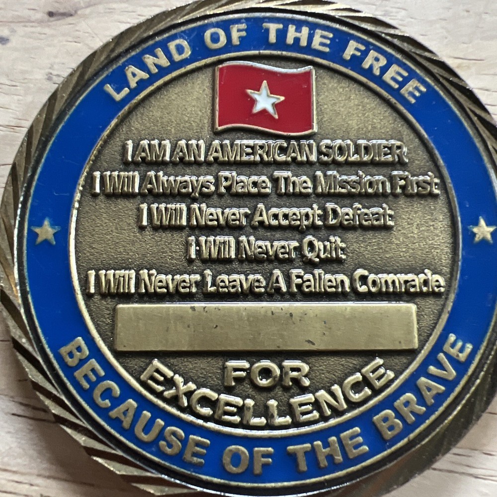 U.S. Army North deputy commanding general challenge coin