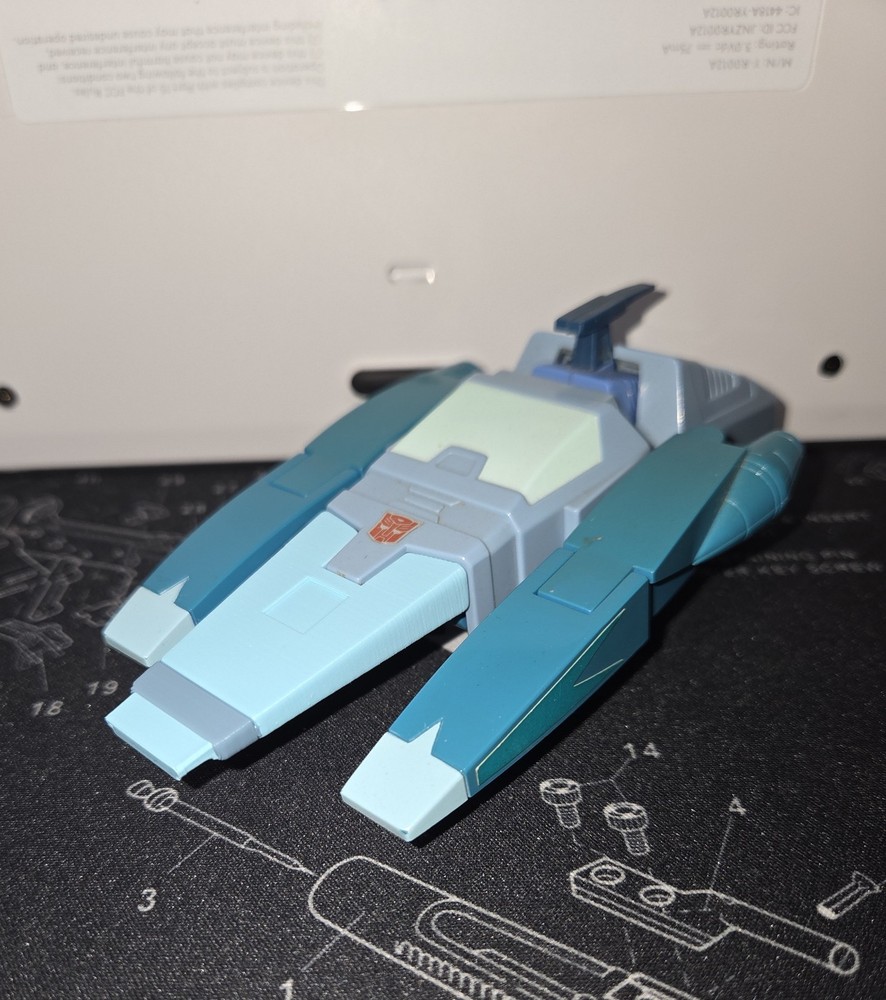 Transformers G1 Blurr 3D Printed Replacement Shield Front Clip