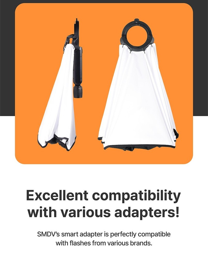 SMDV FLIP BOUNCE 28/Studio Photography Light Diffuser Ceiling Reflector Soft-box