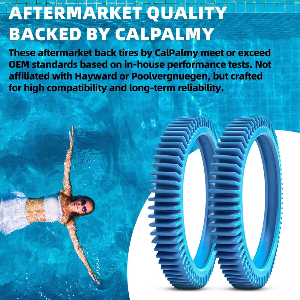 AR-PRO 2-Pack Back Tires Replacement for Pool Cleaner – 2 PACK-Rear