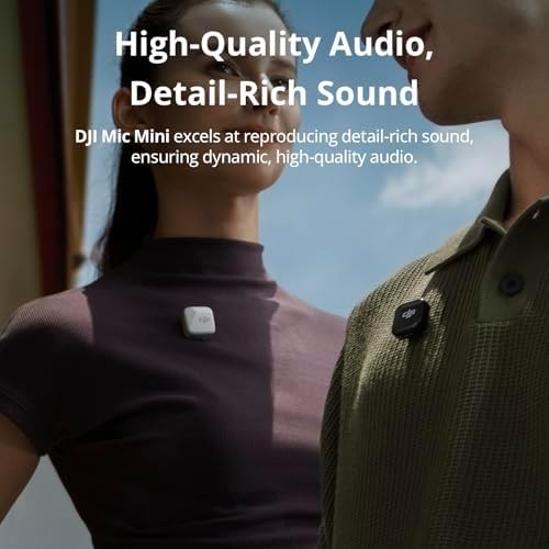 Wireless Lavalier Microphone for Camera iPhone Android DJI