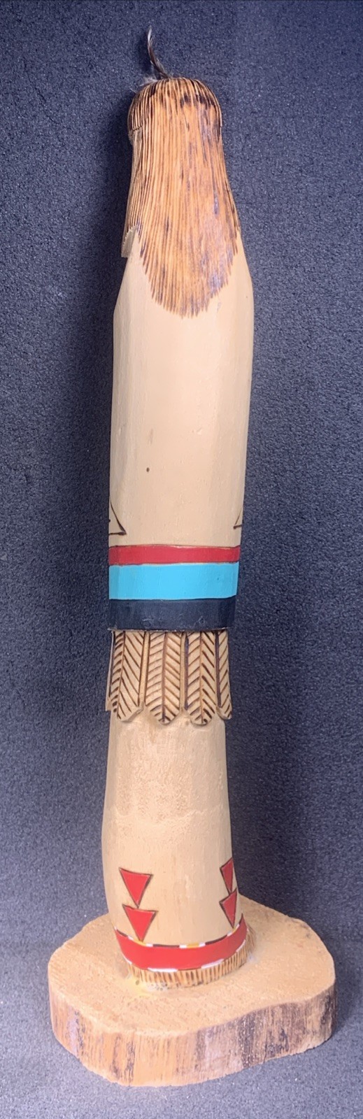 Shalako Kachina (Hopi) By Calvin Tsosie, 12 1/4 Inches Tall! Beautiful! Feathers