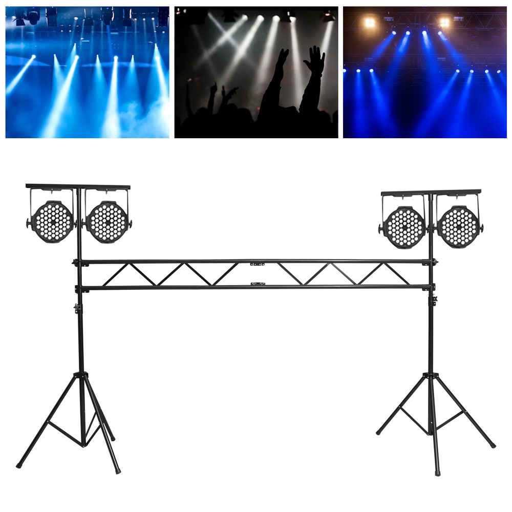 9.84FT Box Truss Light Stand System DJ Lighting Trussing Stage Mount Black