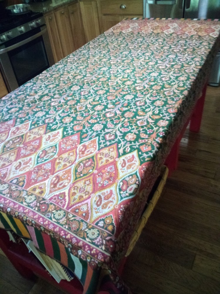 Persian Rug Pattern Table Cover 81 x 41