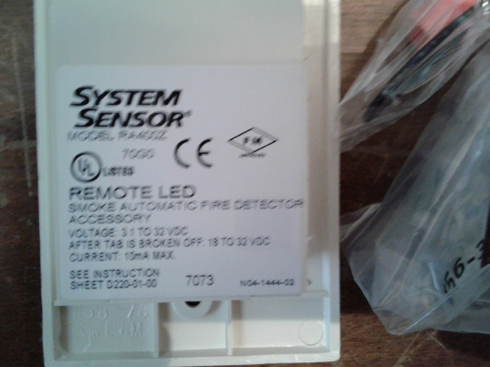 "NEW" System Sensor Remote LED Annunicator Model RA400Z