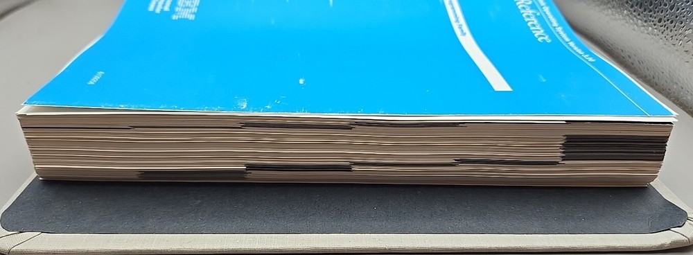 Vintage 1986 IBM Disk Operating System Manual 1st Edition Fabric Bound