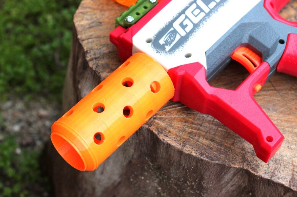 Blasters3D Modulus Barrel Adapter for Nerf Pro GelFire Gel Blaster - Muzzle Mod