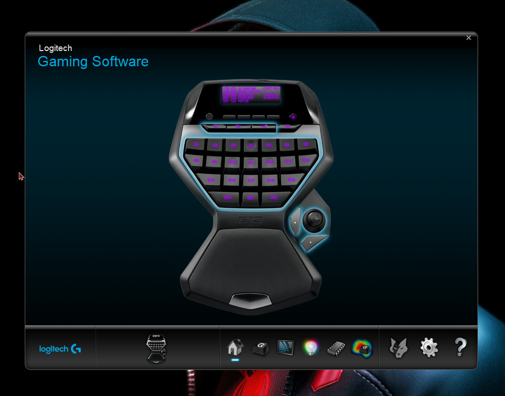 Logitech G13 Advanced Programmable Gameboard with LCD Display Black Y-U0002 EUC