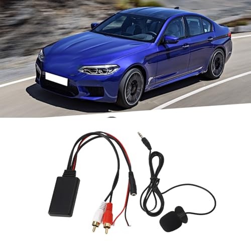 Bluetooth AUX Module with Dual Cable Adapter and Built-in Hands-Free