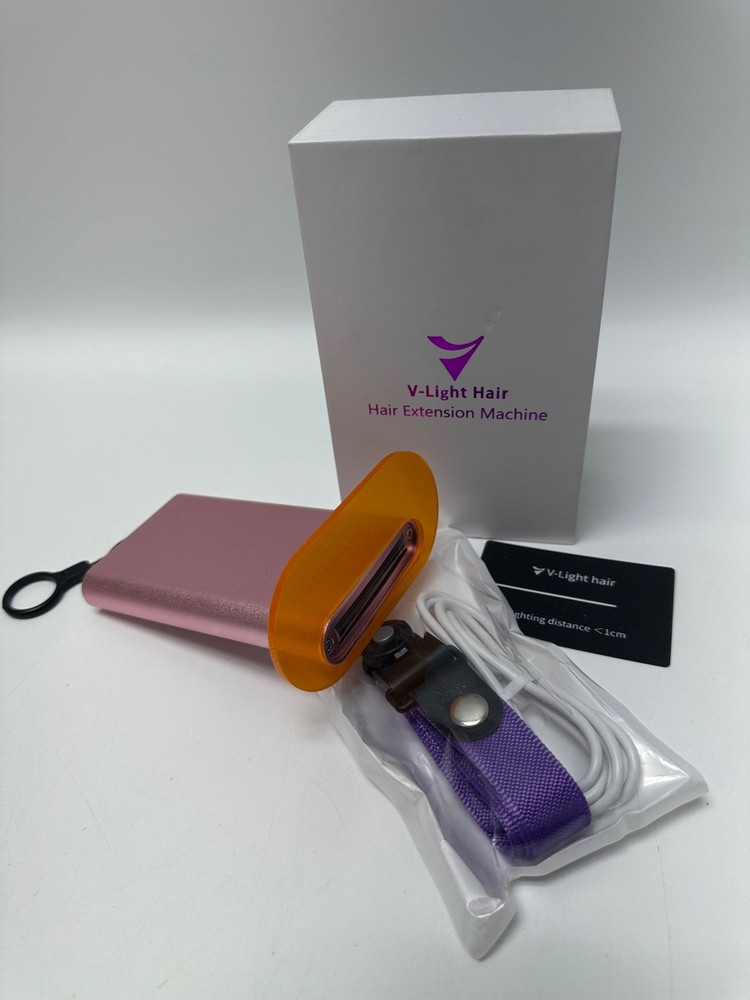 V-LIGHT HAIR EXTENSIONS MACHINE -PINK