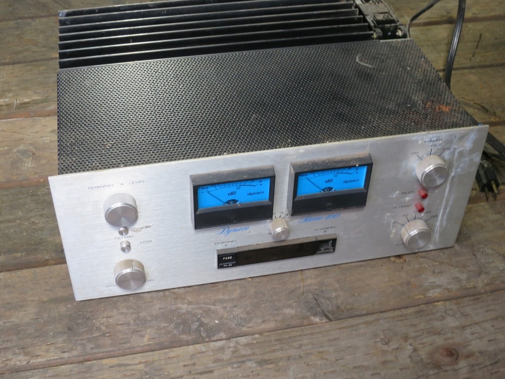 Dynaco Stereo 400 Power Amplifier With Meters