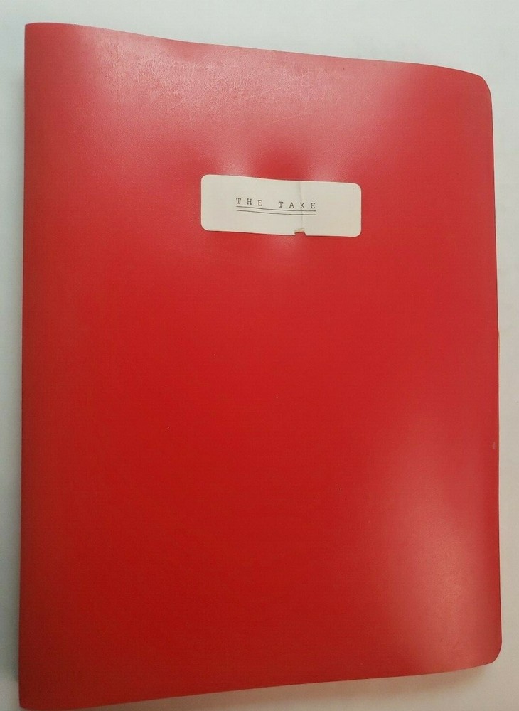 THE TAKE / B.W. Sandefur 1970's Unproduced Move Script Screenplay