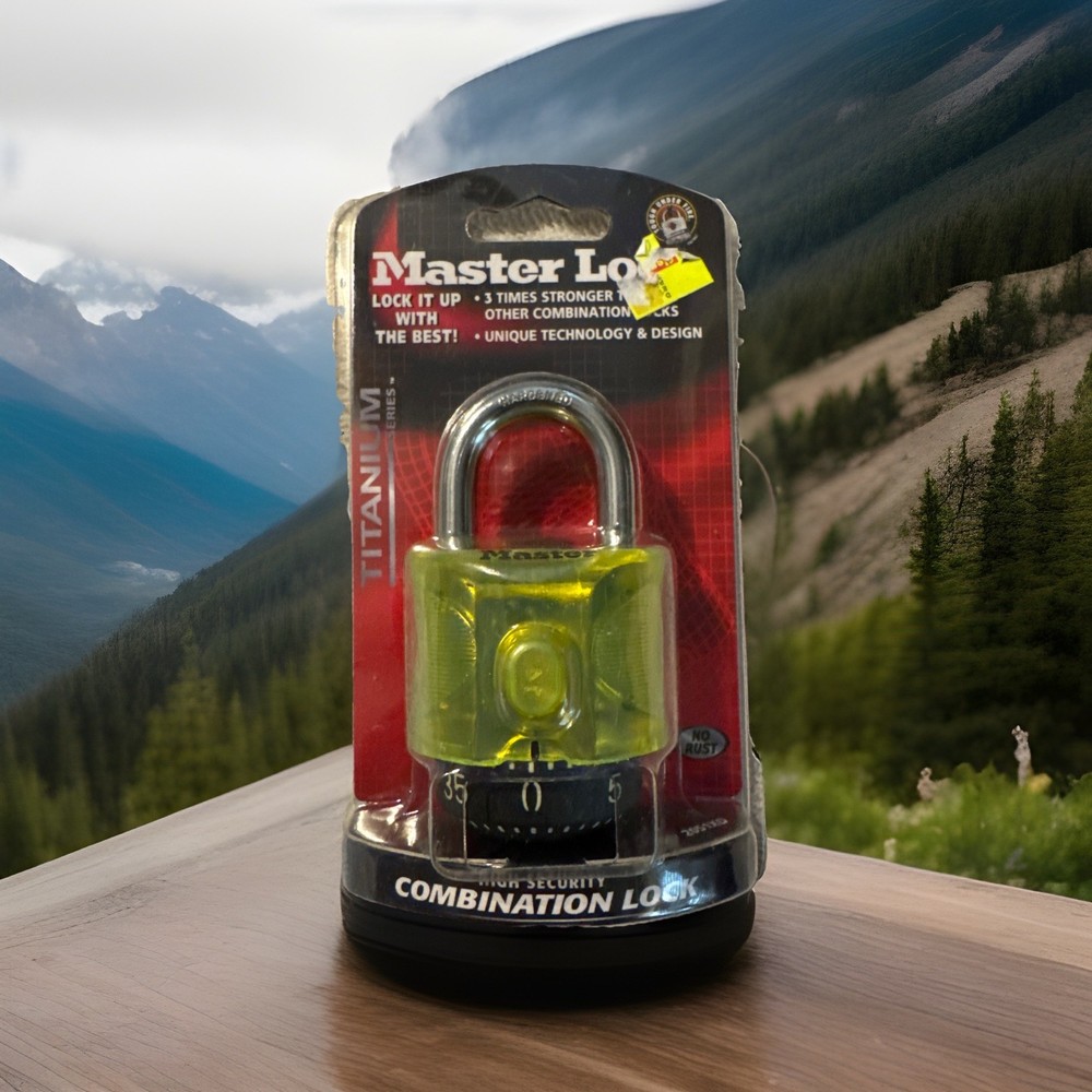 Master Lock Titanium Series Combination Lock 3X Stronger