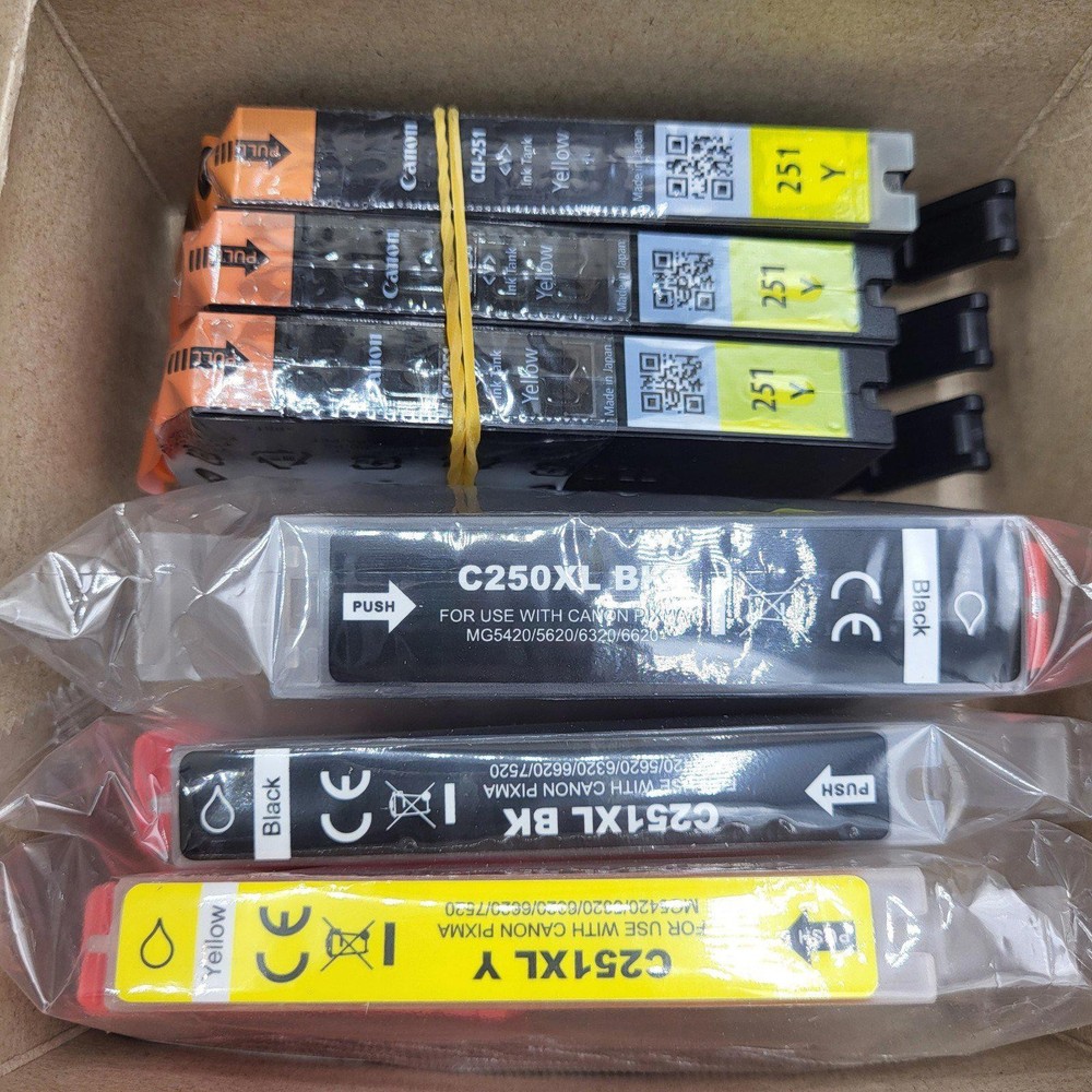 Replacement Ink Cartridges 250 Canon