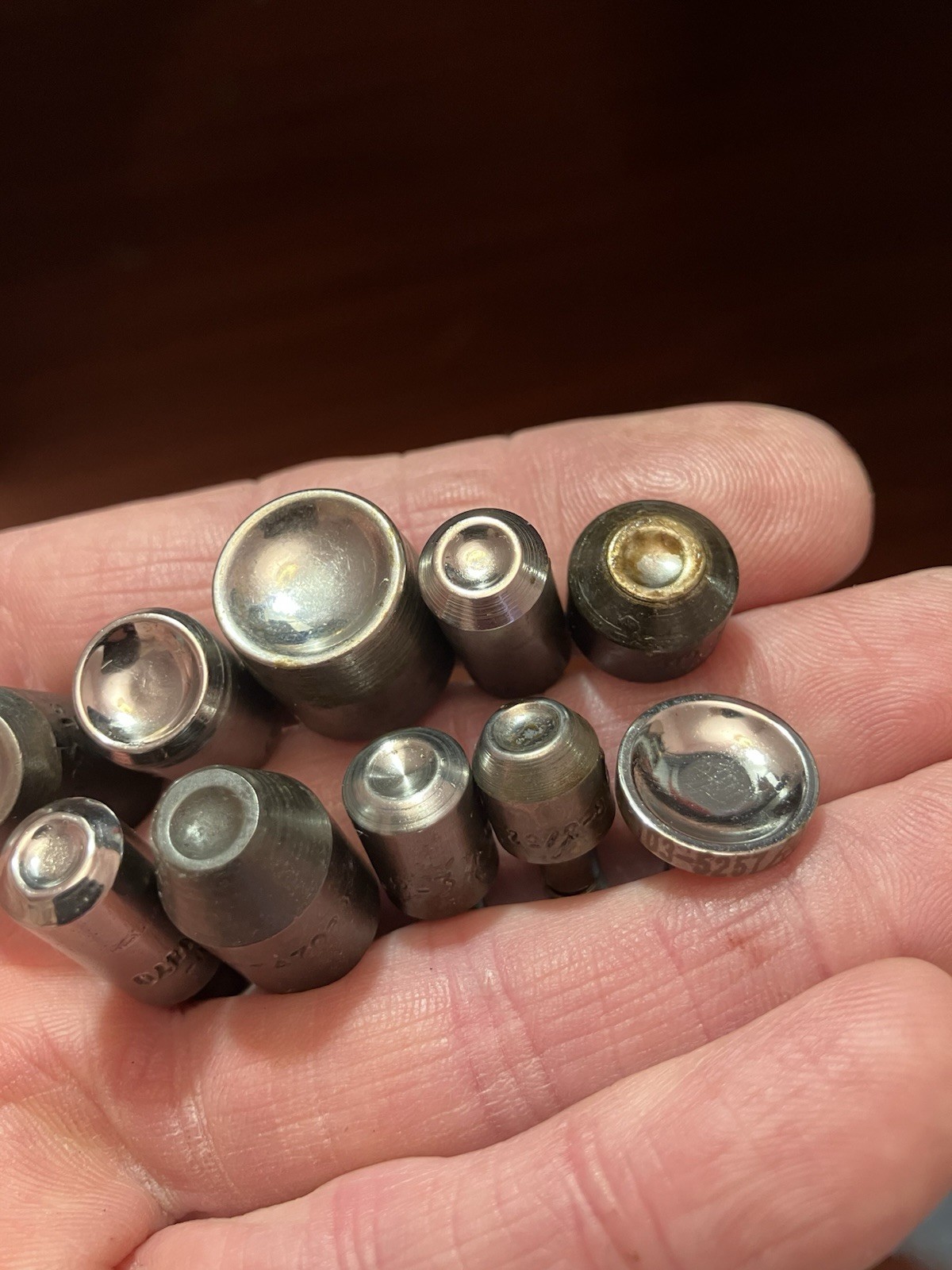 Lot 20 Hand Rivet Squeezer Die 3/16 Shank Aircraft Aviation Tools #2 Belly Tank