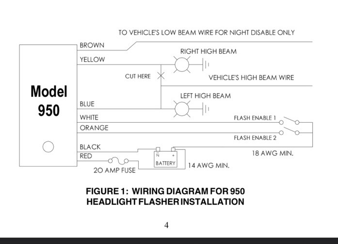 CODE 3 Model 950, Multiple Mode Headlight Flasher, 12VDC, 8A, New Surplus