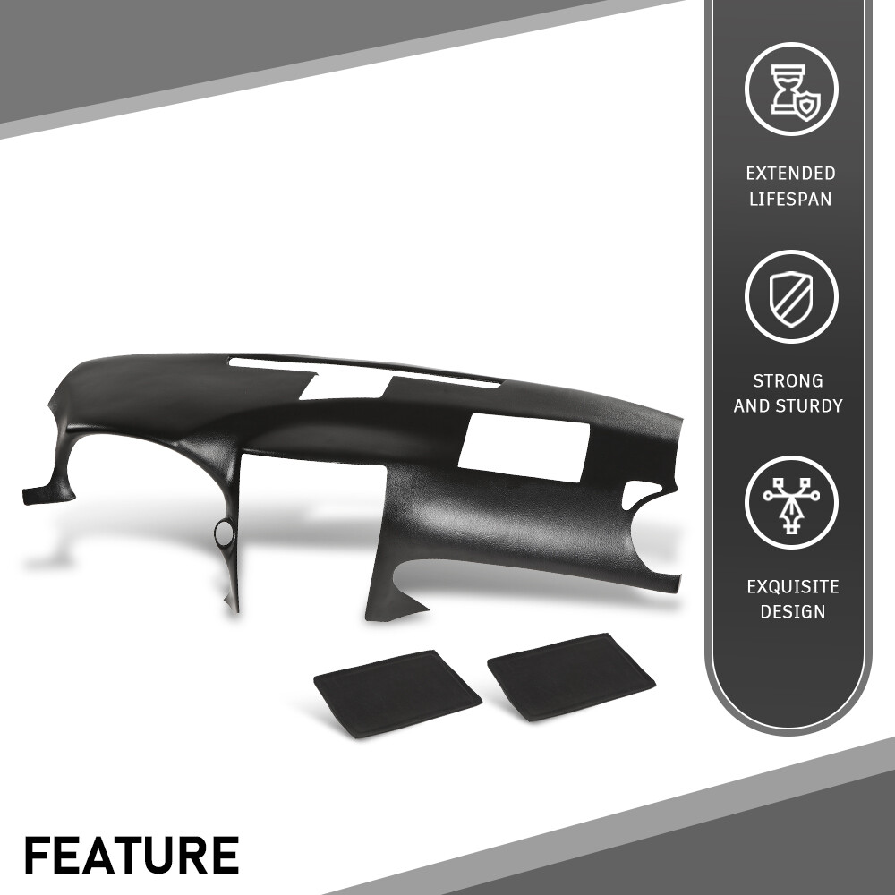 Fit For 06-13 Lexus IS250 IS350 Dashboard Dash Cover Cap Overlay Textured Black