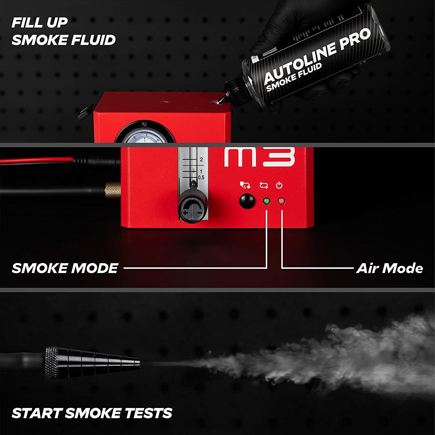 Automotive EVAP Smoke Machine Diagnostic Vacuum Leak Detection Tester NEW