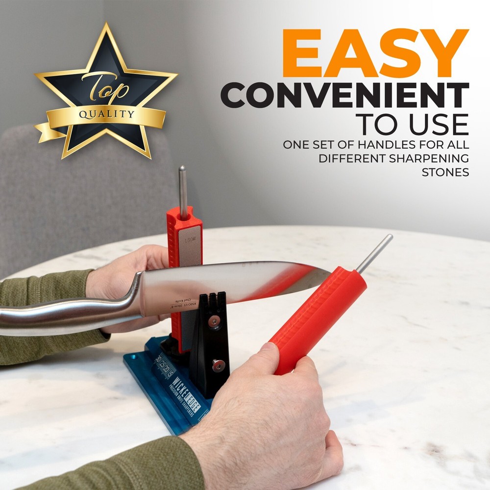 Wicked Edge Knife Sharpener Diamond Stone Handles