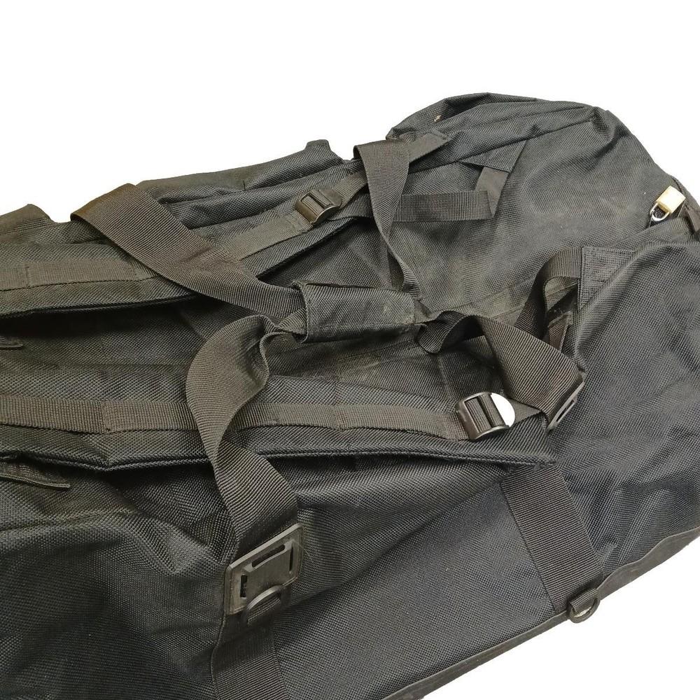 Deployment Kit Bag Backpack Large Black Straps Nylon Duffel Bag Overnight 100L
