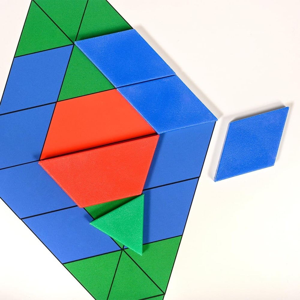 Pattern Block Activity Cards - In-Home Learning Activity for Early Math & Geo...