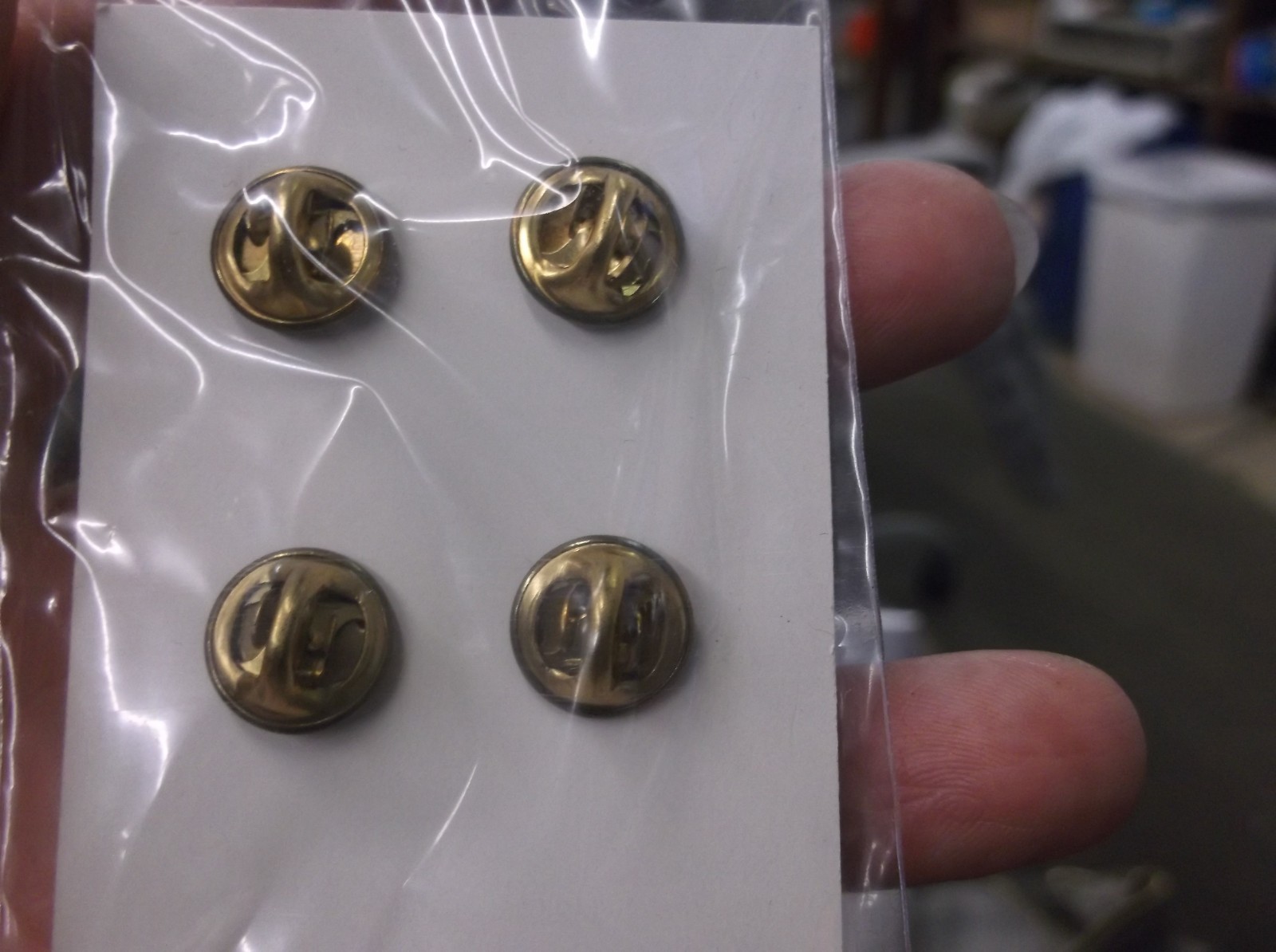 USAF - SENIOR AIRMAN E4 - DRESS COLLAR RANK PIN - AIR FORCE - SERGEANT - PAIR