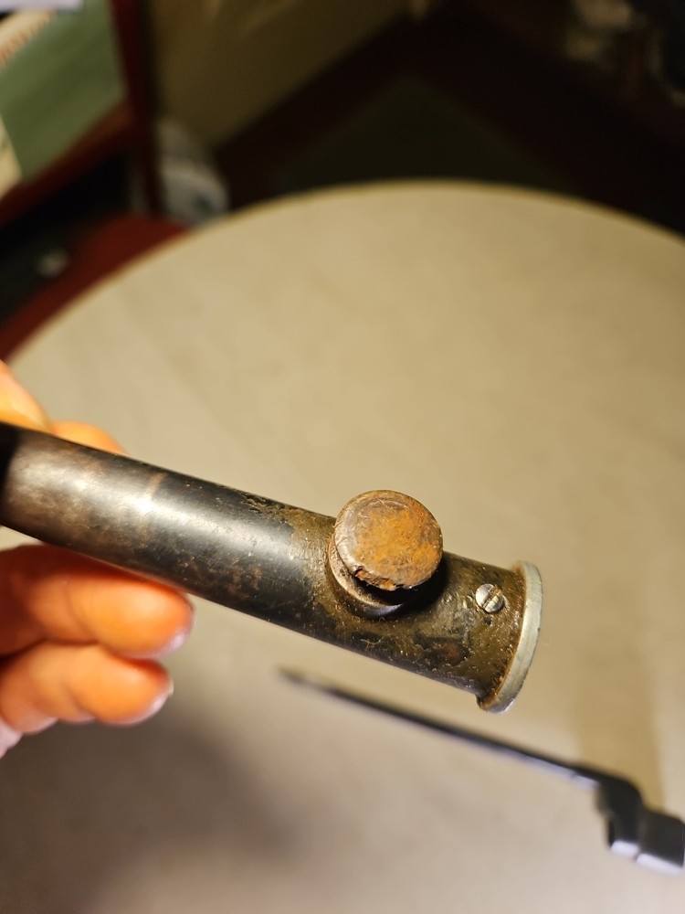 Antique WWII Bayonet With Scabbard
