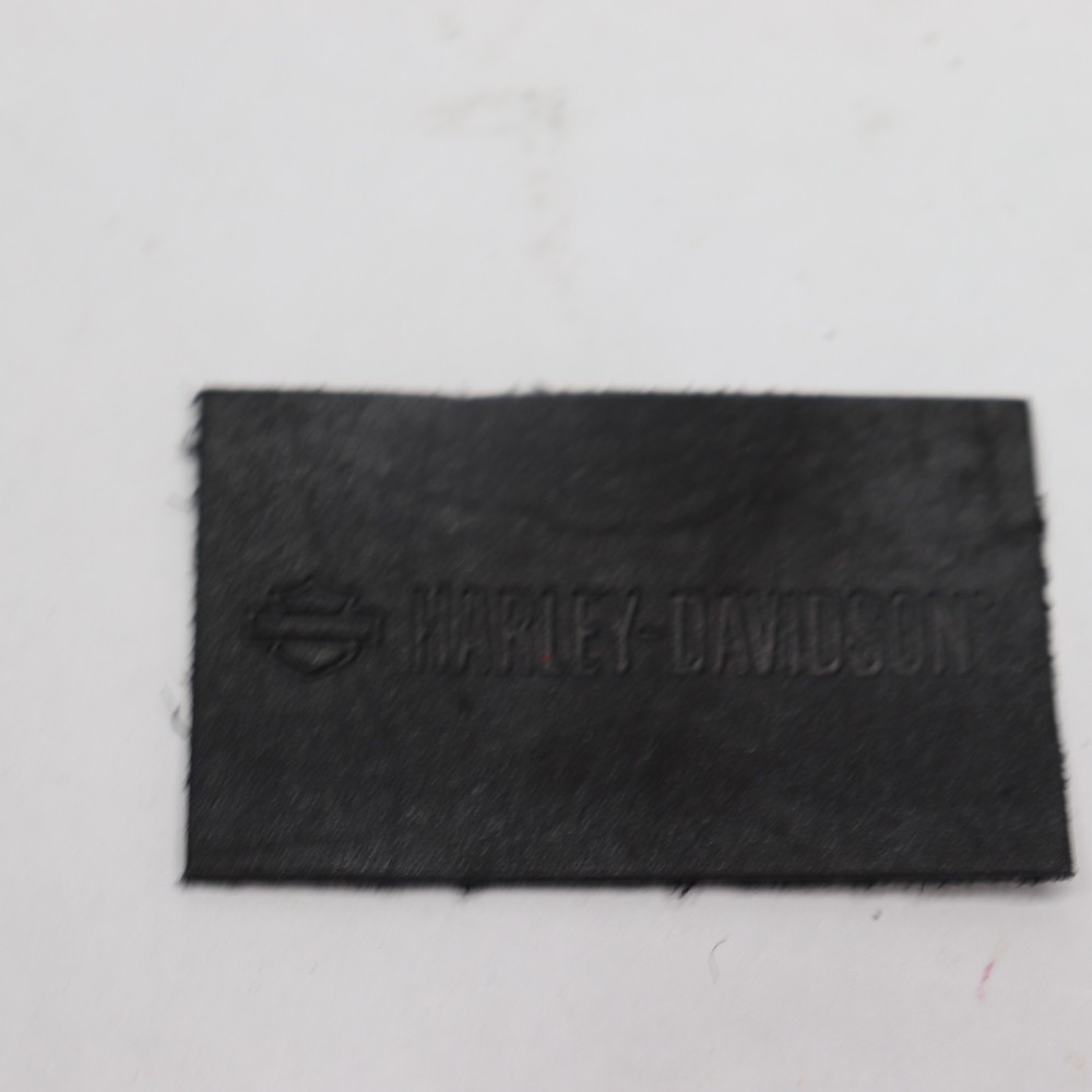 Harley Davidson Patch Piece Leather 3-3/4" x 1-5/8"