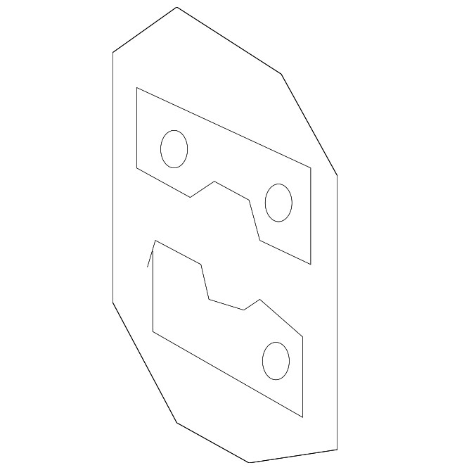 Genuine GM Passenger Side Frame Rail End 84461490