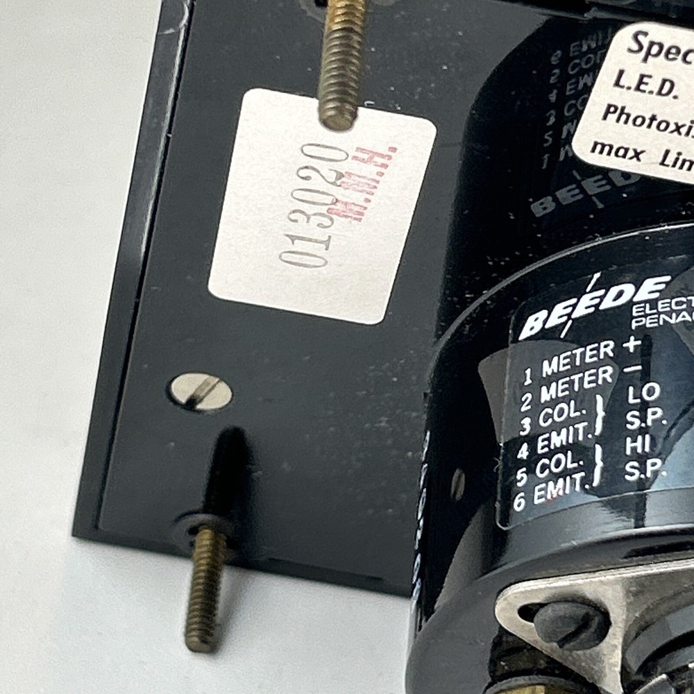 BEEDE Centigrade Analog Celsius Display Indicator Panel, MQ451259001, +50 to -30