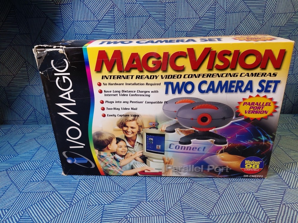 I/O Magic Vision Conferencing  Camera DR-CMEPP2 Win98 PC Video Conferencing NIB