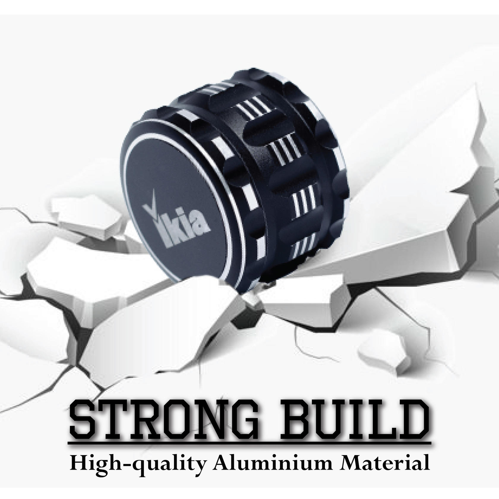 IKIA Spice Grinder 2.5 Inch 4 Piece Crusher Aluminum Grinder (Lot of 50 avail)