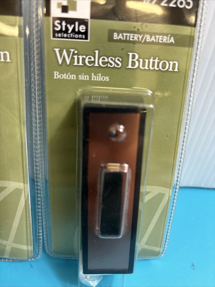 Wireless Button (2) 72265 By Style New