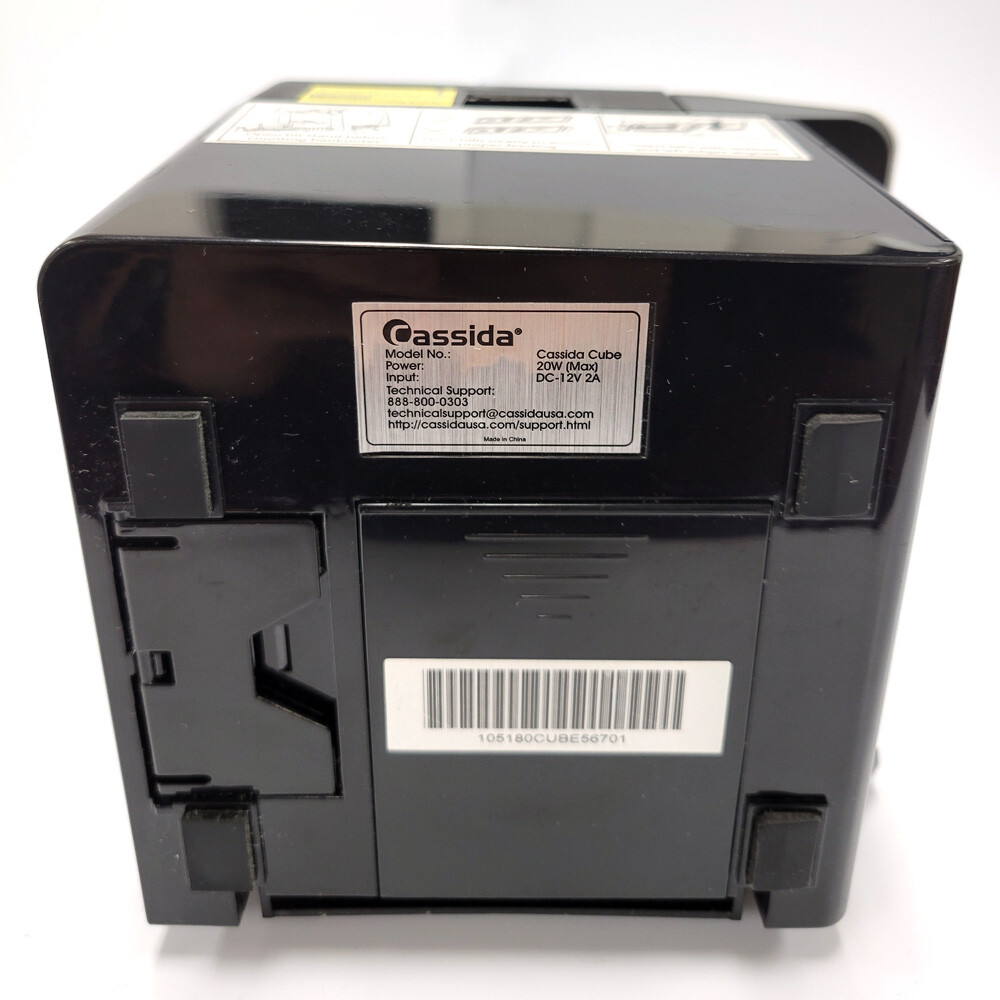 Cassida Cube Mixed Bill Counter, Portable Compact Denomination Bill Reader