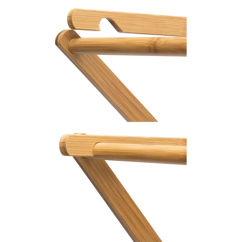 Household Essentials Bamboo Folding Clothes Drying Rack, Upscale Laundry Rack...