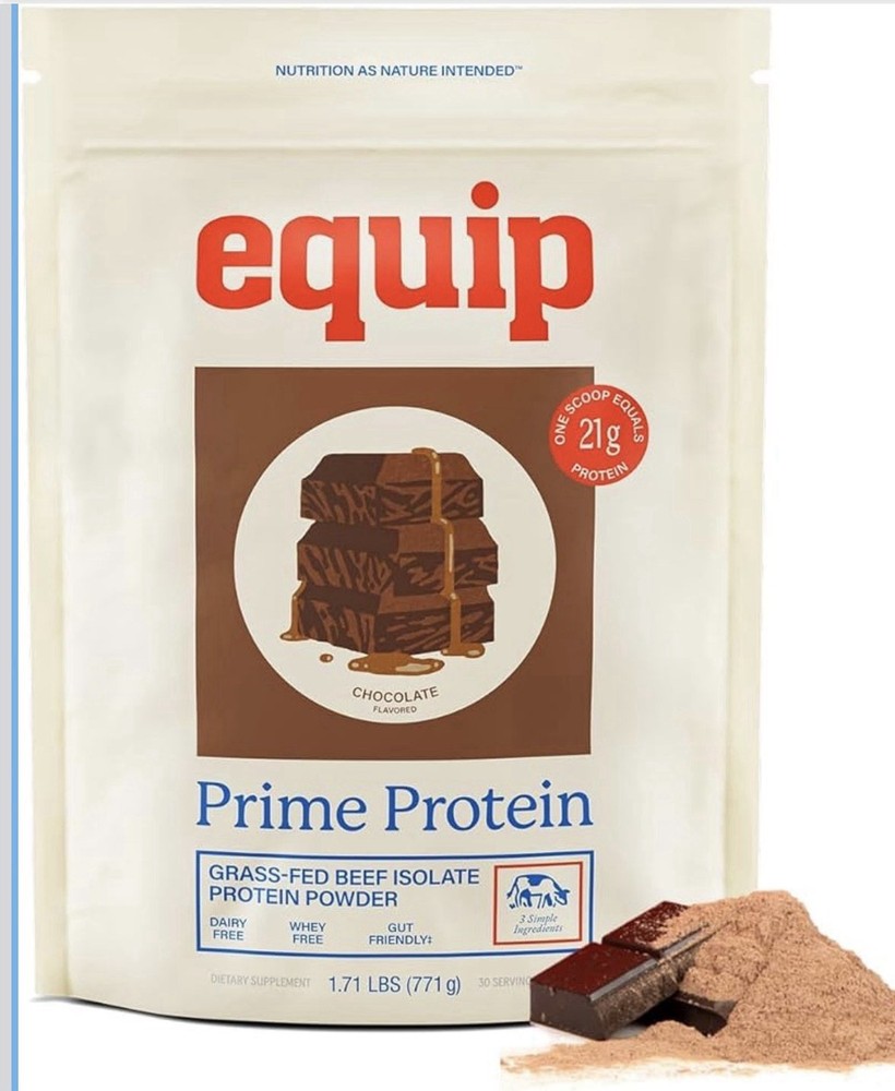Equip Prime Protein Chocolate  1.71  Lbs  Grass feed beef isolate