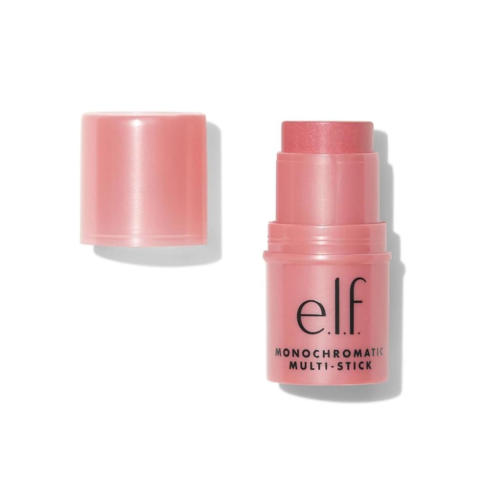 Versatile 3-in-1 Makeup Stick for Eyes, Lips & Cheeks - Shimmering Finish