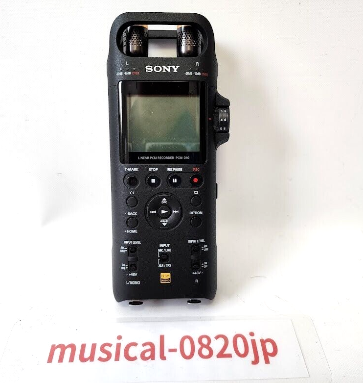 SONY PCM-D10 Linear PCM Recorder High Resolution Rec Playback